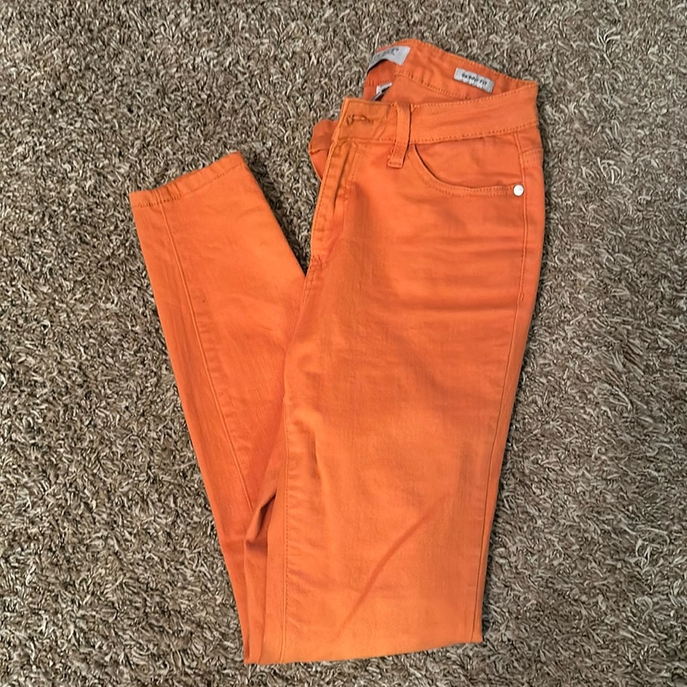 Judy blue orange skinny jeans. Size 7/28.